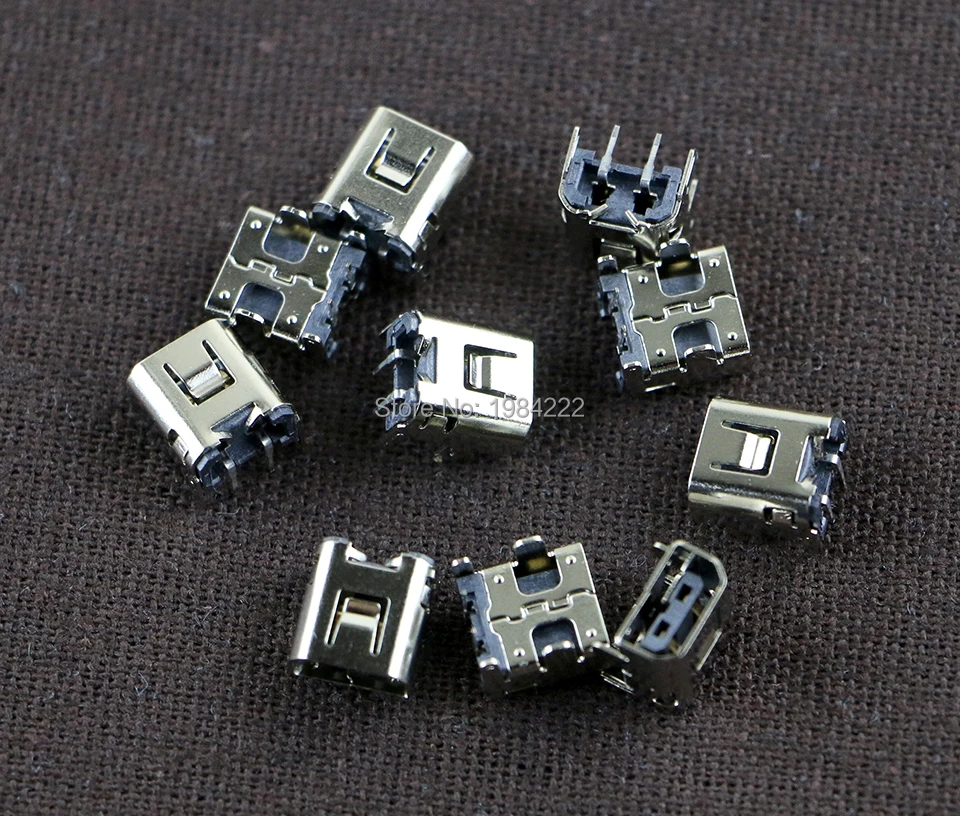 OCGAME استبدال جزء ل وي U التيار المتناوب محول شحن USB ميناء شاحن الطاقة المقبس شحن موصل جاك 5 قطعة/الوحدة