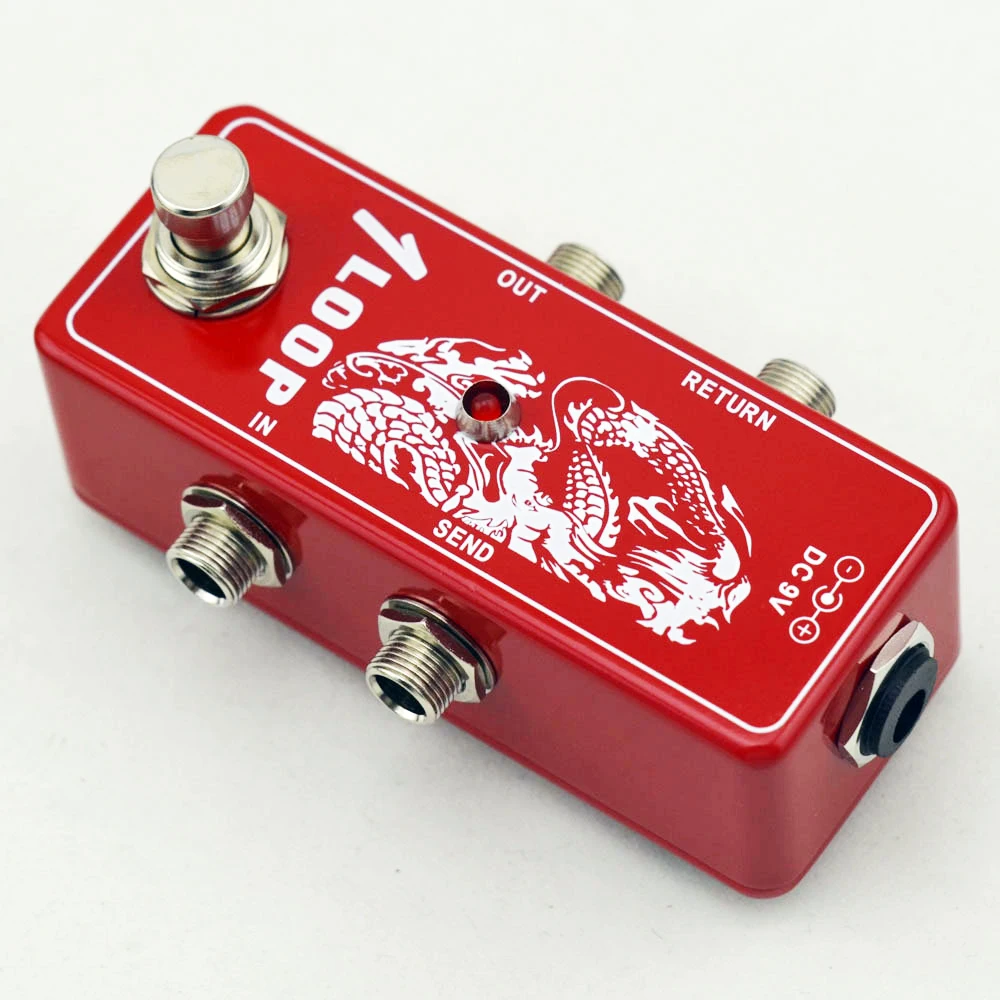 True-Bypass Looper Effect Pedal Guitar Effect Pedal Looper Switcher  true bypass guitar pedal Mini Red Loop switch