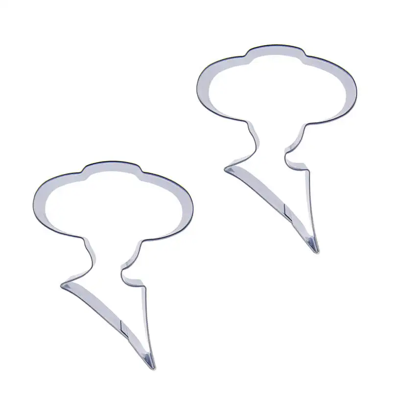 2 pcs Female Gentleman Cookie cutter biscuit embossing machine Pastry candy Stainless steel Baking mould Cake decorating tools