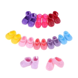 5 pares de zapatos para muñecas, zapatos de moda para muñecas, traje, vestido para niñas pequeñas, regalo para niñas pequeñas, accesorios al azar