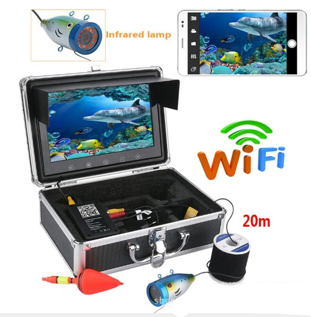 

7 Inch WIFI Underwater Fishing Camera 1000TVL Fish Finder