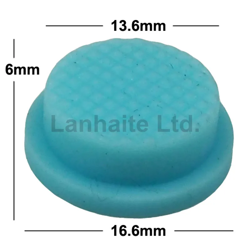 Light Blue Silicone Tailcaps 13.6mm x 6mm (10 pcs)