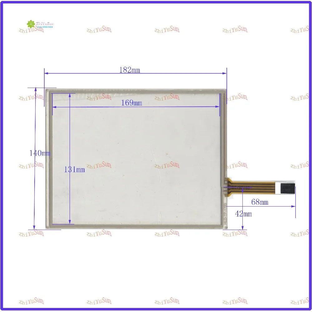 ZhiYuSun  8.4 inch 182mm*140mm HLD-TP-1783  Touch Screen Digitizer  compatible For DVD sensor glass 182*140