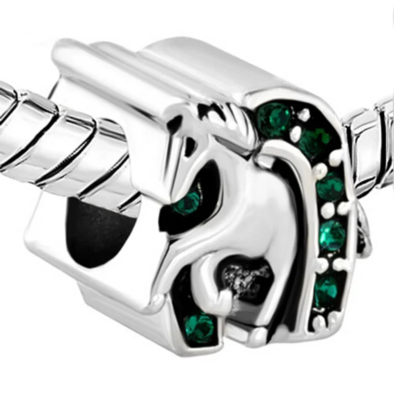 2025 New Slide Charm Golden Saddle Charm Beads Fit Luxury brand Bracelet
