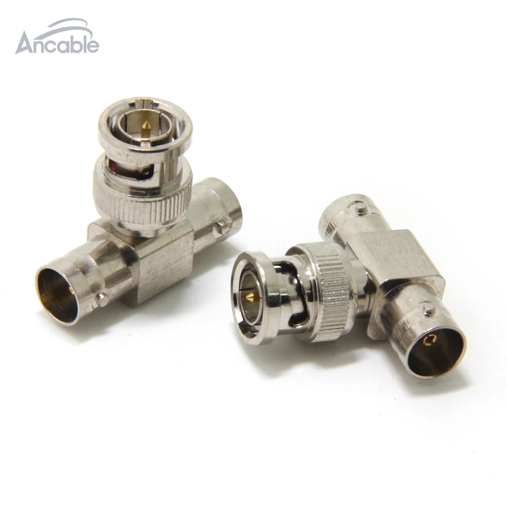 Ancable 5-Pack BNC Mâle à Double Femelle BNC Prise T Forme RF Coaxial 3 Voies Adaptateur pour la VIDÉOSURVEILLANCE De Sécurité Système de Caméra DVR