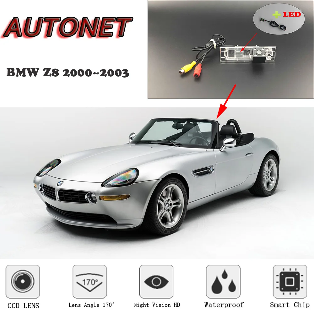 

AUTONET HD Night Vision Backup Rear View camera For BMW Z8 2000~2003 CCD/license plate camera