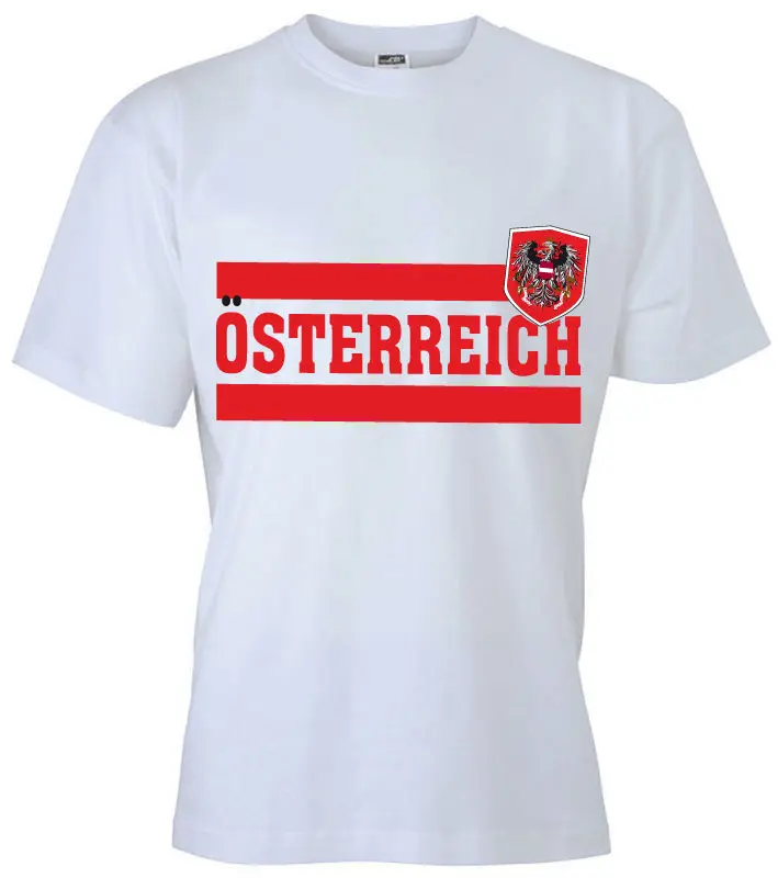 2019 Fashion Solid Color Men Tshirt Osterreich T-Shirt Austria Casual Tee