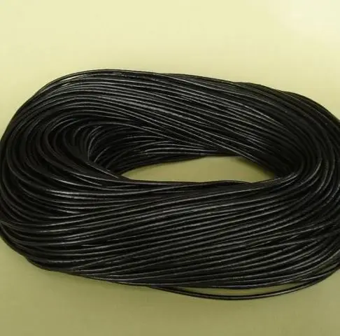 

100M/lot light brown black brown 1.5mm real wax Round COW Genuine Leather Cord Bracelet Necklace DIY Rope String Thread e643