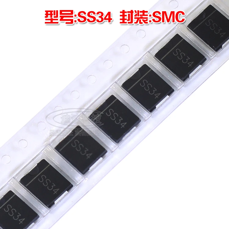 New SS34 SMC SMD Schottky Diode 1N5822 Type C 3A 40V DO-214AB