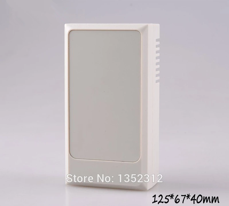 2 pcs/lot 125*67*40mm plastic enclosure with ears for mounting PLC electronic box project enclosure electrical project box