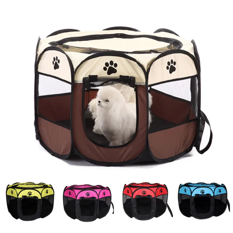 

Folding Cat Dog Bed Cage Portable Dog Pet House Bed Tent Indoor Pet Playpen Nest Kennel Outdoor Pet Carrier Cage for Dog Cat