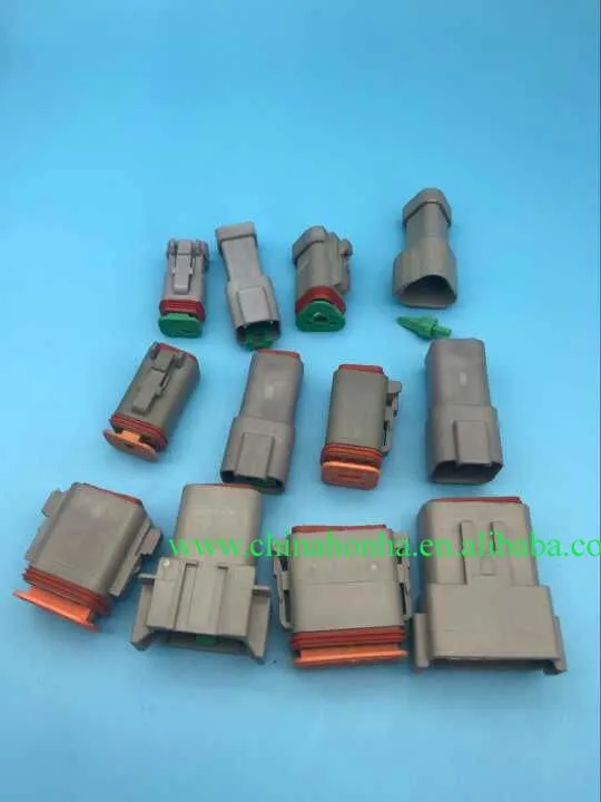 

6 models Deutsch DT06/DT04 2/3/4/6/8/12 Pin Engine/Gearbox waterproof electrical connector for car,bus,motor,truck