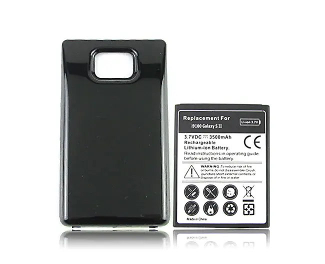 Ciszean 1x 3500mAh EB-F1A2GBU Extended Battery + Back Cover For Samsung galaxy S2 II I9100 GT-i9100 Phone Batteries