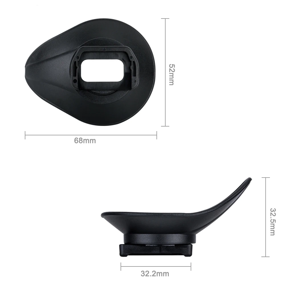 Camera Eyecup Viewfinder Protector Cup Soft Silicone Eyepiece For Sony A6500 A6400 Replaces Sony FDA-EP17