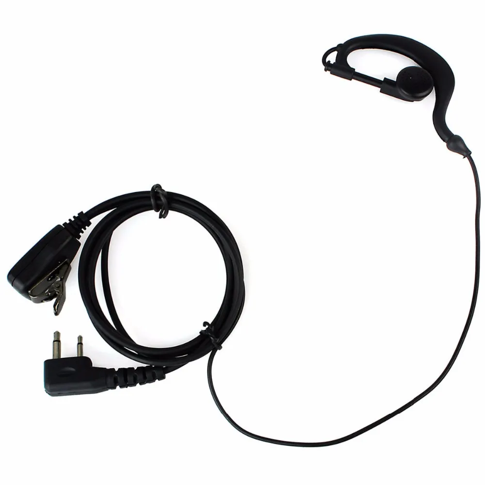 Walkie Talkie PTT MIC Radio Earpiece Headset for ICOM IC-F11 IC-F11S IC-F31 MAXON SL25 VERTEX VX-200 COBRA HH37ST Two Way Radio