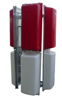 2KW TV Transmitter + 8-Pannel UHF Antenna + 50meters coaxial cable for 50KM Analog TV Station