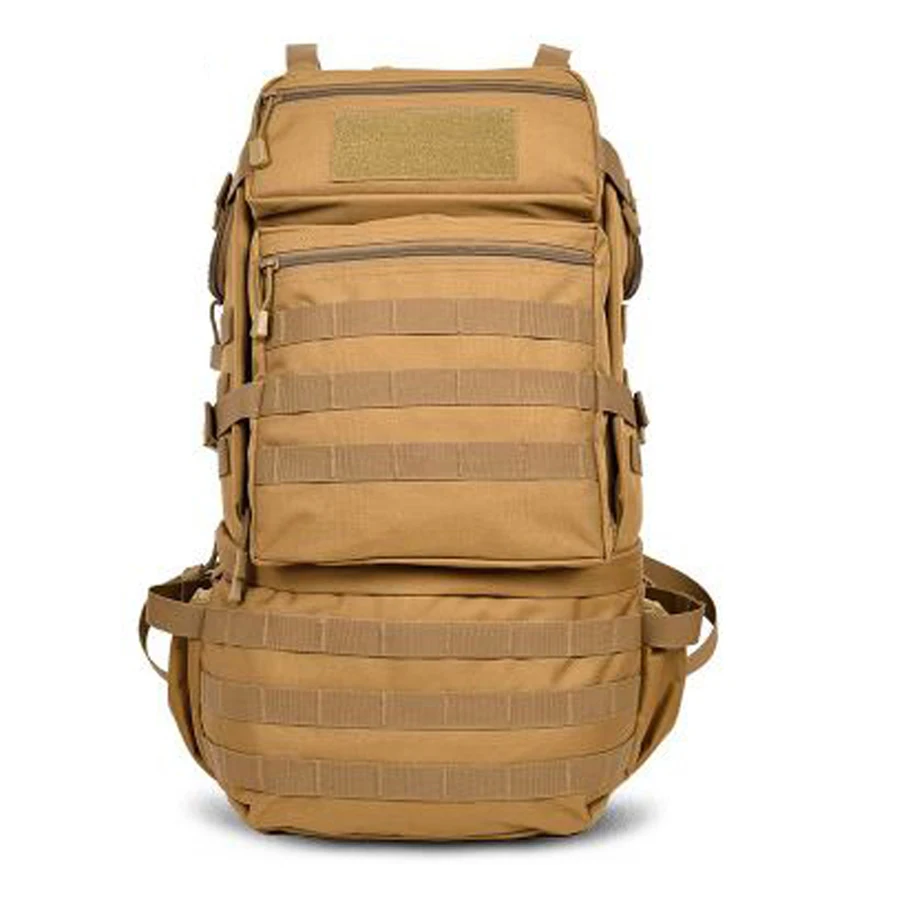 Large Military Tactical Backpack, Waterproof Molle Rucksack, Outdoor Camping Hiking Travel, 50L