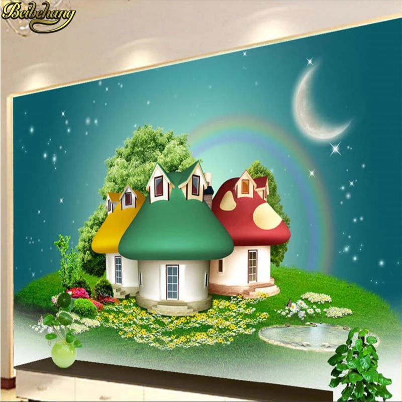 

3D Cinema Backdrop Large Posters Cartoon Photo Mural Wallpaper Beibehang Papel De Parede Home Decor Wallpapers for Walls