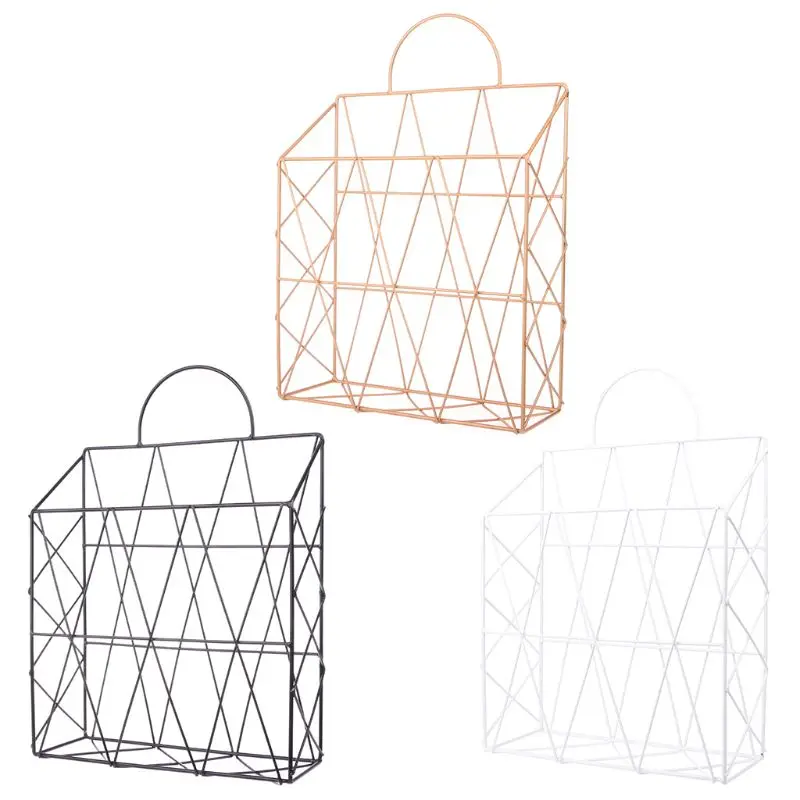 Nordic Style Magazine File Book Rack Desktop Hanging Storage Shelf Office Home Oct-8C