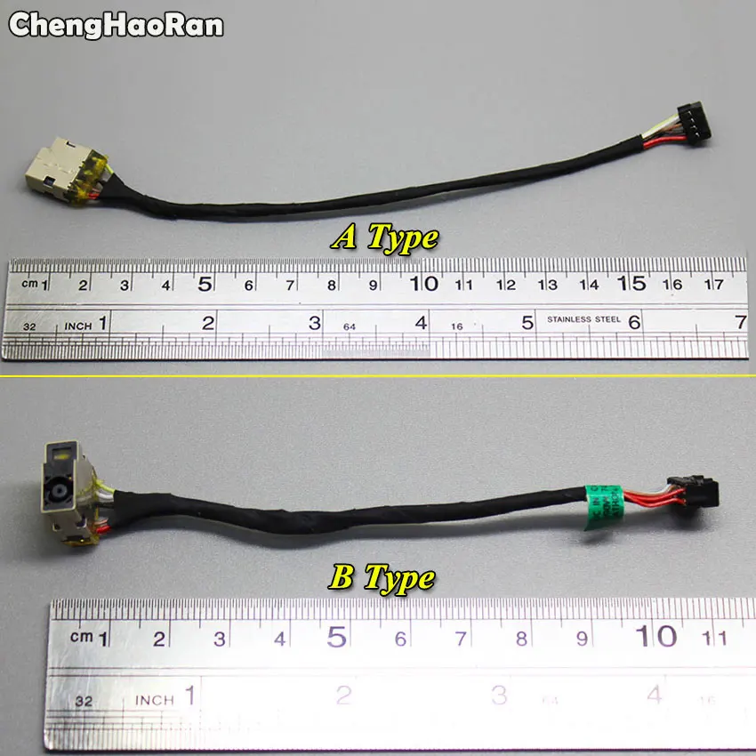 ChengHaoRan For HP Pavilion 15-AF 15-AC 15-AE 250 255 G4 15-BN 15-AY TPN-I120 TPN-C125 DC Power Jack Cable Charging Wire Cord