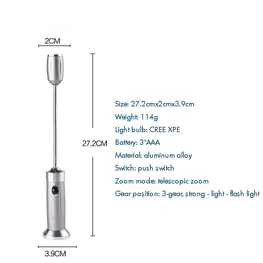 Lampe magnétique pour Barbecue, éclairage Ultra-lumineux avec LED, Base magnétique réglable, lampe Flexible pour Barbecue à col de cygne