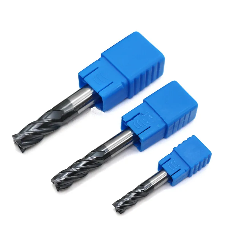 Milling Cutter HRC50 4 Flute Tungsten Steel Cutting Tool Endmills CNC high quality machine Milling tools