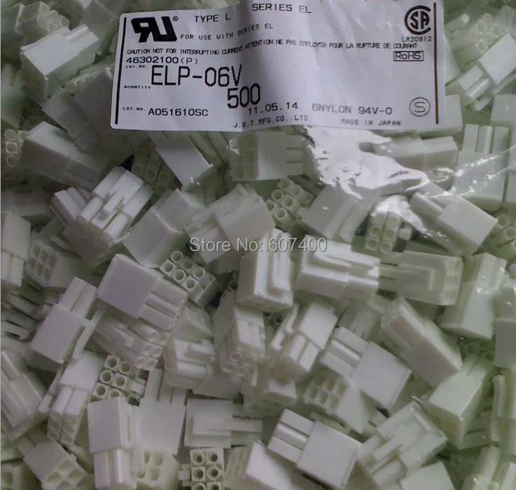 ELP-06V  white color housings JST Connectors terminals housings 100% New and original parts