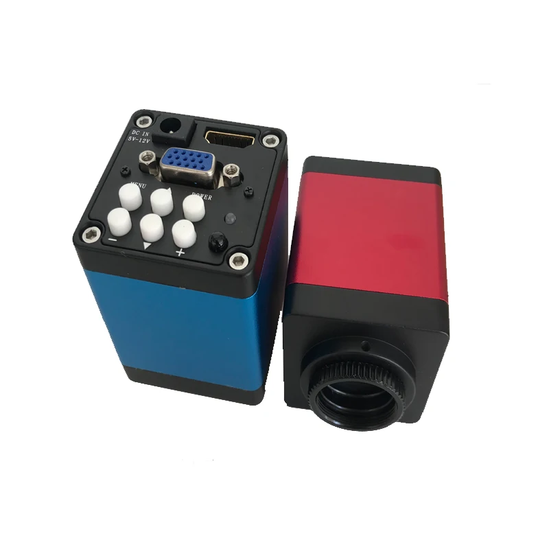 Imagem -05 - Câmera de Microscópio Industrial Hdmi Vga 13mp Zoom 8x130x Lente de Montagem c Vidro 56 Luzes Led para Solda Pcb Ferramentas de Reparo de Telefone