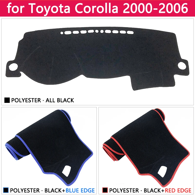 Dla Toyota Corolla E120 E130 2000 2001 2002 2003 2004 2005 2006 2007 anty-slipmata pokrywa deski rozdzielczej Cape Pad parasolka akcesoria