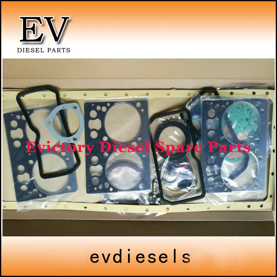 D1146T D1146 DE08T DE08TI DE08TIS engine gasket kit complete head gasket for excavator doosan