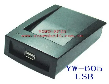 

USB HF RFID Reader/Writer/ISO14443A+B+ISO15693/13.56M/YW-605UC