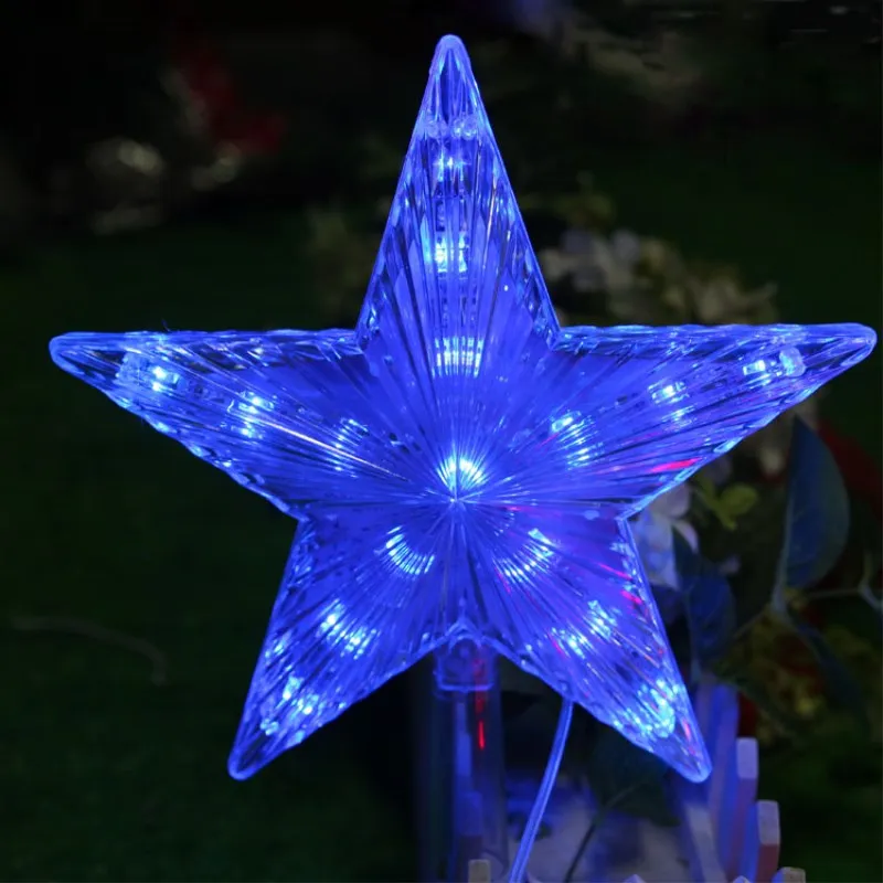 Albero di natale a LED decorazione a stella luce ad alta resistenza luci da fata impermeabili per decorazioni natalizie per feste in giardino