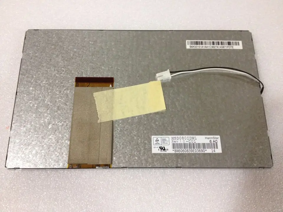 

8 inch lcd display screen HSD080IDW1-C00 HSD080IDW1-C01 HSD080IDW1 C00 C01 60 pin