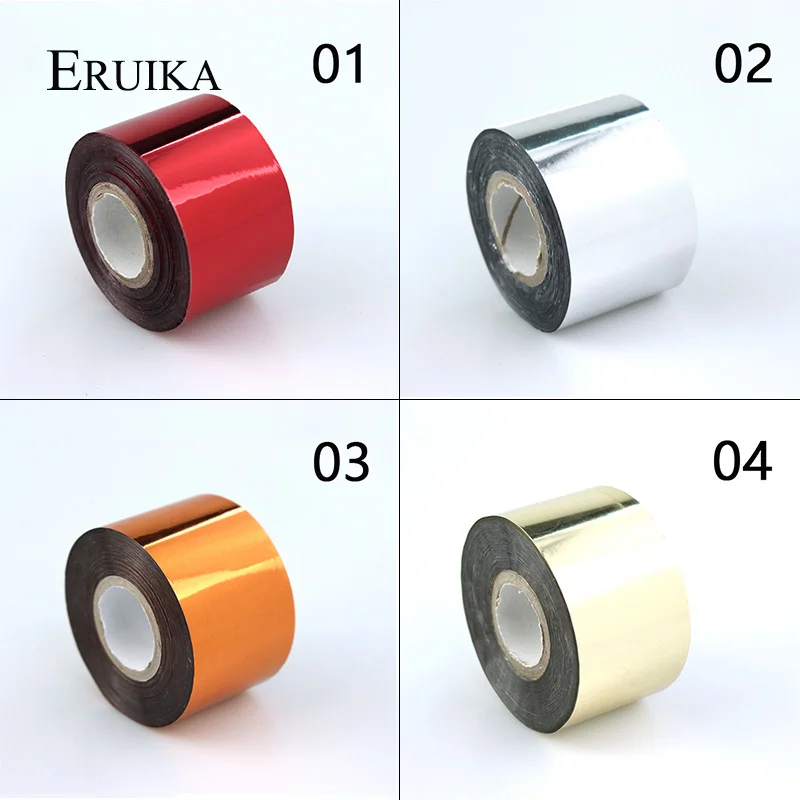 ERUIKA 1 Roll Holografische Nail Folies Starry Nail Art Transfer Sticker 0.04*120 m Manicure DIY Holo Sticker Decoratie gereedschap