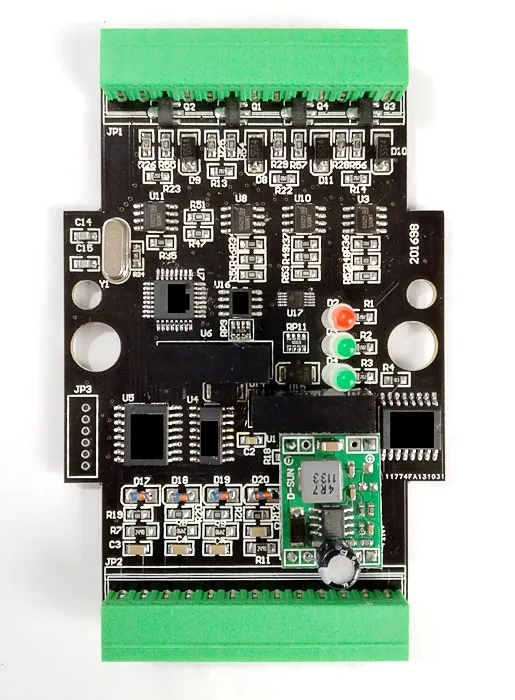 4AI4AO 4-channel Analogue Acquisition Input and 4-channel Analogue Output  Module RS485 MODBUS Protocol Communication