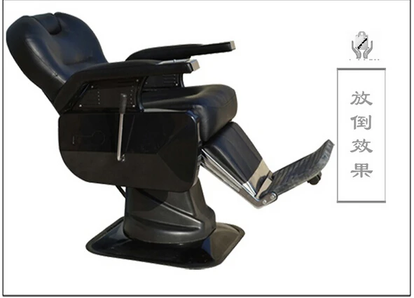 Barber chair. Swivel chair can put down can lift hairdressing chair. The haircut chair. Beauty bed T - 4106