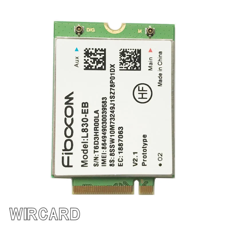 

L830-EB LTE 4G wireless 4G Card for THINKPAD X380/T480S/T480/X280/T580/L580/L480/S1 gen 4