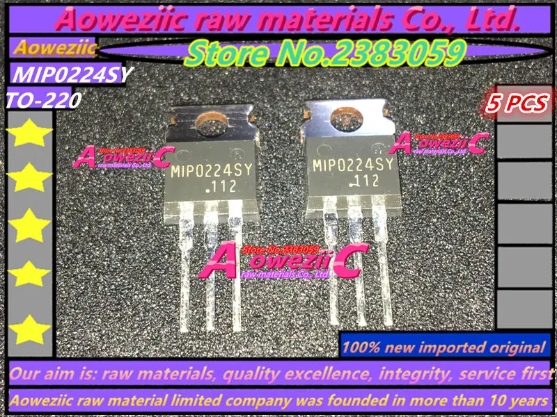 Aoweziic  100% new imported original  MIP0224SY  MIP2E4DMY   TO-220 three terminal voltage regulator