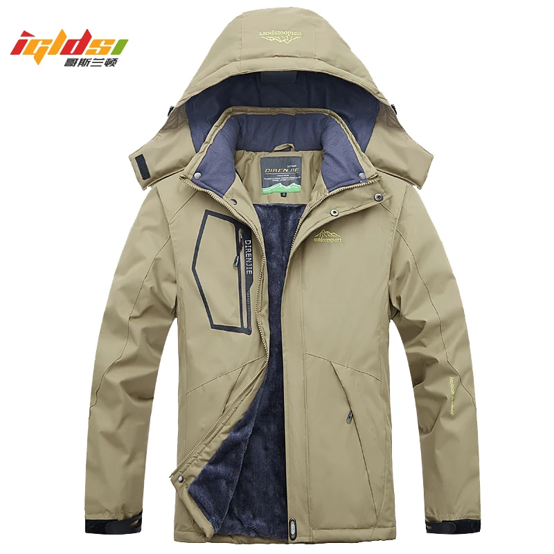 Winter Fleece Military Jackets and Coat Men Windproof Waterproof Windbreaker Outwear Down Parkas Detachable Army Raincoat L-5XL