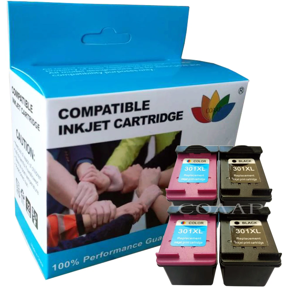 

COAAP Replacement Ink for hp301 HP 301 XL Deskjet 1000 1050 1510 2000 2050 2050S 2510 2540 3050a 3054 Printer