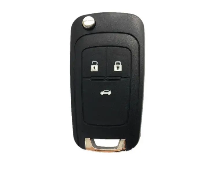 

Flip Folding Remote Key Shell Case For Chevrolet Cruze Malibu Buick New Regal Lacrosse Excelle 3 Button HU100 Uncut Blade