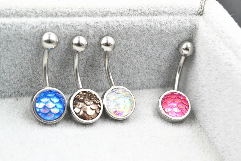 50pcs Glitter Navel Belly Button Rings Sexy Woman Belly Piercing Barbell Surgical Steel Navel Piercing Girls Body Jewelry New