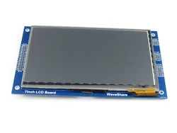 7インチタッチlcd 800x480 tft i2c静電容量式スクリーン8080シリーズインターフェース、ra8875コントローラー、7インチ静電容量式タッチlcd (c)