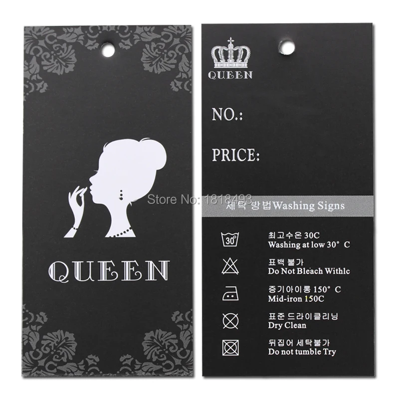 

Free shipping customized clothing paper hang tag/garment printed tags/labels/dress tags/packing labels 500 pcs a lot