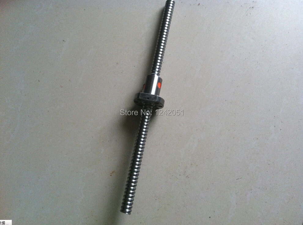 

16mm 1604 Ball Screw Rolled ballscrew 1pcs SFU1604 L 500mm with 1pcs 1604 Flange single ballnut for CNC part