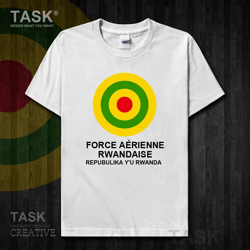 Air Force Rwanda Rwandan Rwandese RWA RW t shirt new Tops Short sleeve country sports cotton summer Army Tactical Military 01