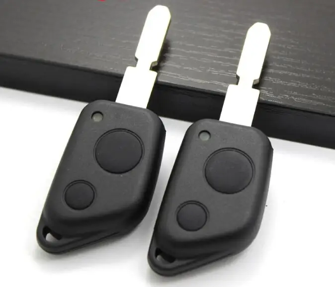 Free Shipping !2 Button Replacement  Remote Key Shell Case For PEUGEOT 306 406 With Uncut New Blade