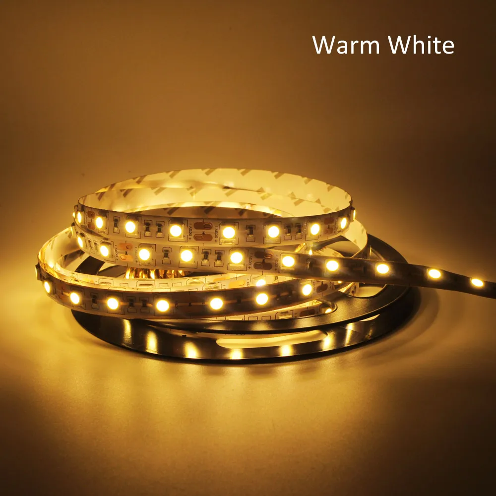 Computer Case LED Strip 12V 1M 2M Warm White LED Tape Waterproof SMD 5050 Large 4Pin Interface Background PC Case Stripe Light