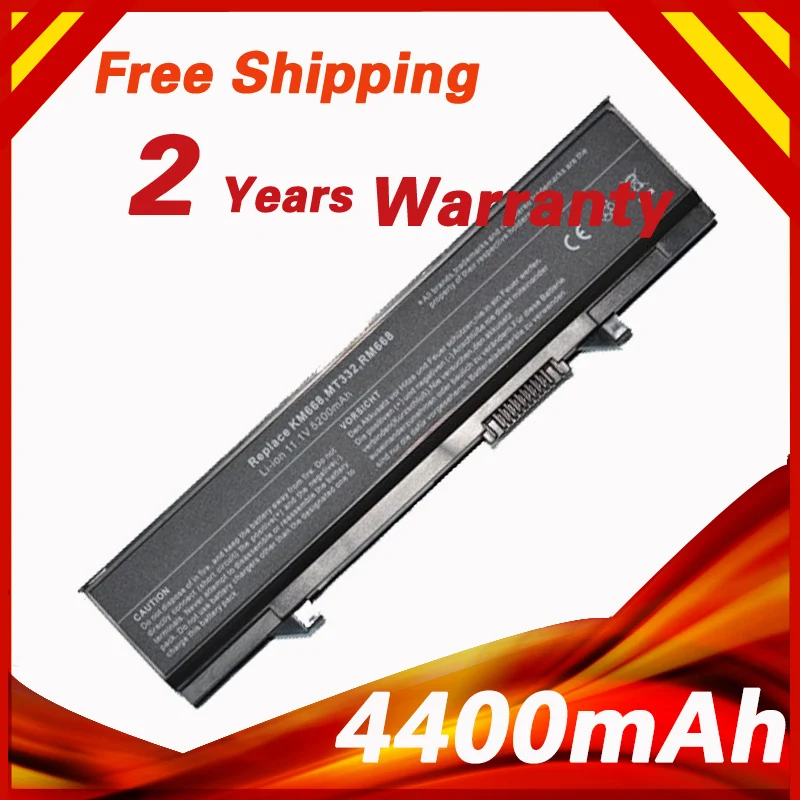 Golooloo 6 cell battery for Dell KM742 KM752 KM760 KM769 KM771 KM970 MT186 MT187 MT193 MT196 MT332 P858D PW640 PW649 4400mAh