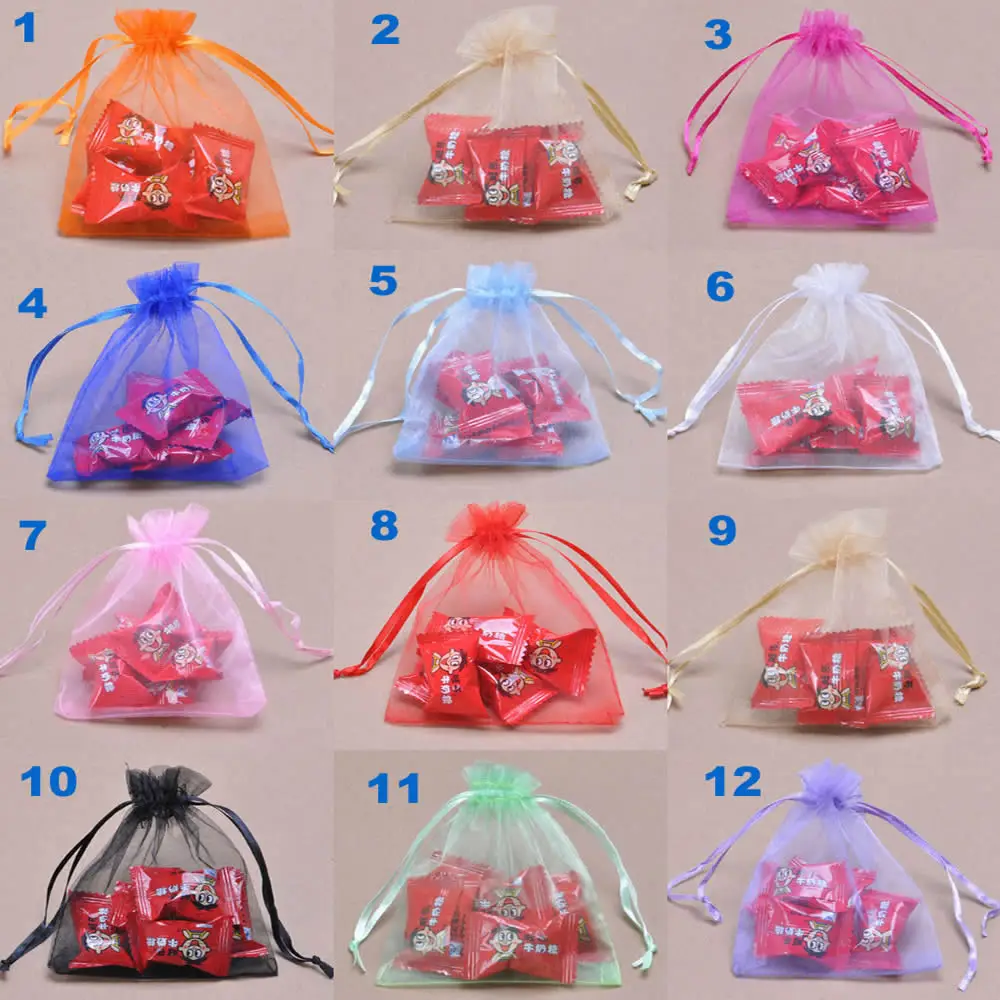 30x40cm Jewelry Packaging Drawable Gift Organza Pouch  Bags